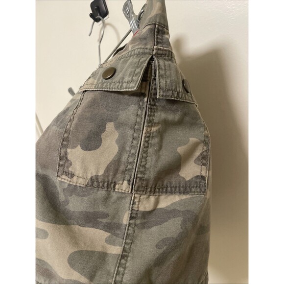 Punk Emo Micro Mini Cargo Skirt Camo Rare Vintage Y2K Camouflauge Belt Loops 10 - Picture 3 of 7